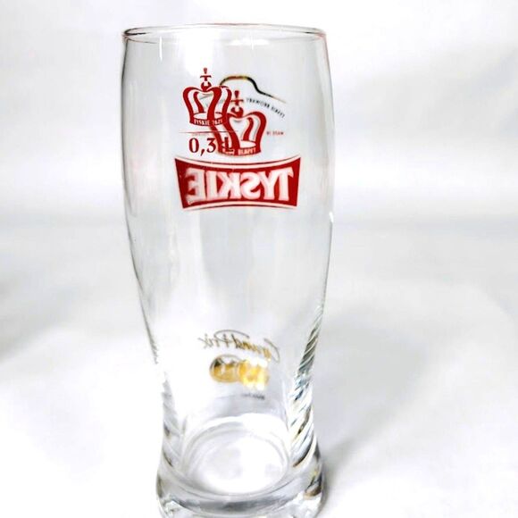 Set 4 Tyskie Grand Prix Beer Glasses Poland 12 oz .3L - Picture 3 of 4